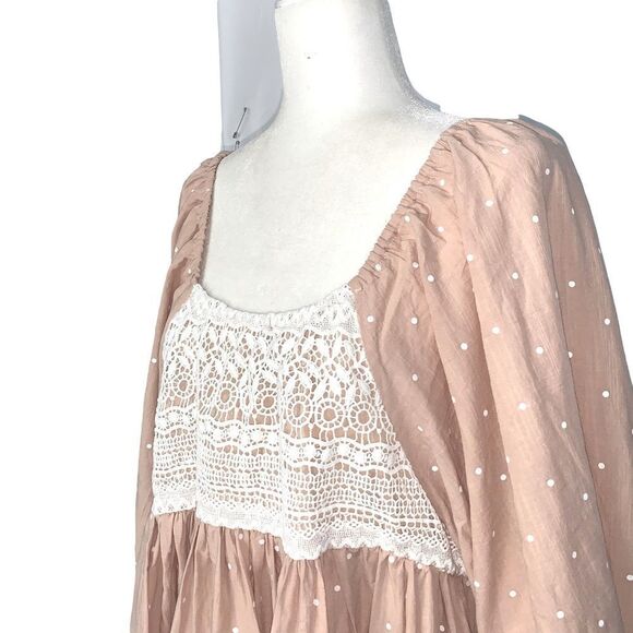 Davi & Dani Happily Ever After Polka Dot Tunic Top Size 1X - Picture 3 of 7